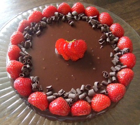 Flourless Dark Chocolate Tart